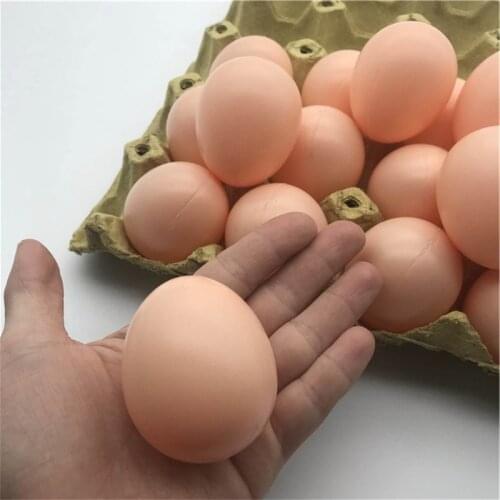 20pcs Simulation Eggs DIY Hand-painting Easter Egg Simulator Kids Toys Artificial Eggs Decoration Educational Toys For Children