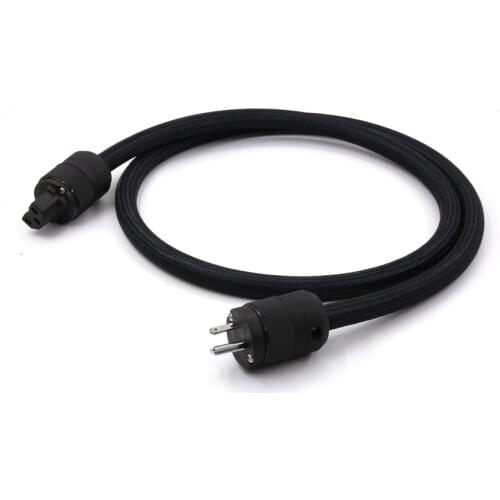 MP200 OCC red copper US AC power cable, pure copper connector US version power plug Aiduo suuply cable