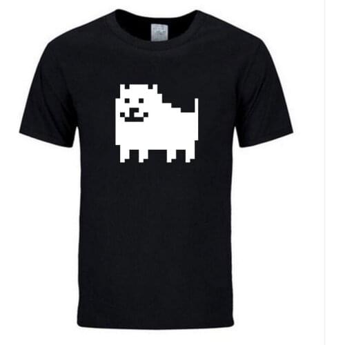 2019 summer Casual Funny HOT Men Fashion Game T Shirts Undertale Annoying Dog Printed Anime Cotton Casual