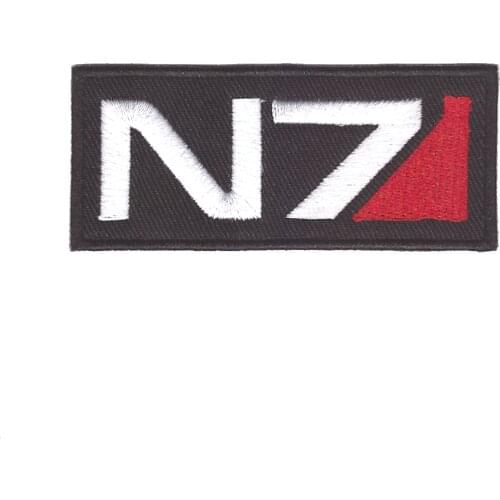 Mass Effect Game N7 Tactical Ops Logo Embroidered Patch NEW UNUSED low price