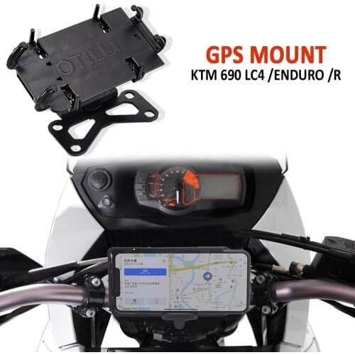 NEW Motorcycle For 690 LC4 Enduro R Navigation Bracket Mobile Phone GPS Plate Bracket Support Phone Holder 690 LC4