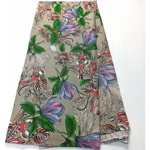 New High Quality Multicolor Swiss Voile Laces In Switzerland Rayon Cotton African Printing Lace Fabric Nigerian Voile Lace 5Yard