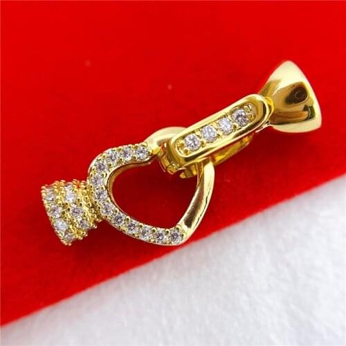 Wholesale DIY Natural Stones Beads Jewelry Making Accessories Silver/Gold/Rose Gold Metal Connector Clasps Findings