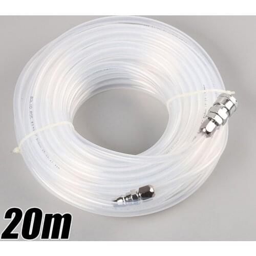 10M/15M/20M Pneumatic Pipe Air Tube Compressor Hose 5*8mm With Connector Straight Tube High Pressure Flexible PE Pipe Air Gun