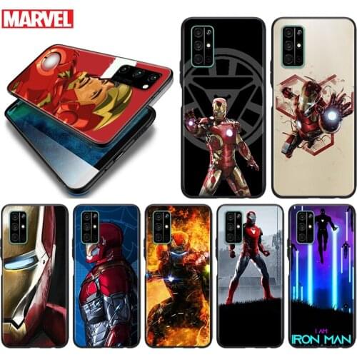 Silicone Cover Marvel Iron Man For Honor 9 9S 9A 9C 9X 9N 9i V9 10 10i 10X X10 Lite Pro Shockproof Phone Case
