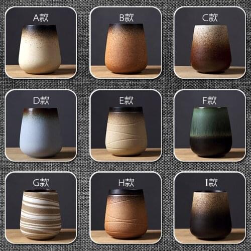 Guopin Cute Creative Japanese Style Crude Pottery Tea Cup Of Flame Kiln To Ceramic Mug Coffee Cup Afternoon Tea Milk Cup