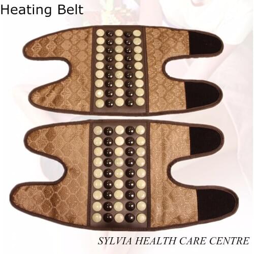 Far Infrared heating tourmaline Jade Belt Health Care Belt heating jade stone belt heating massage kneepad waist support belt