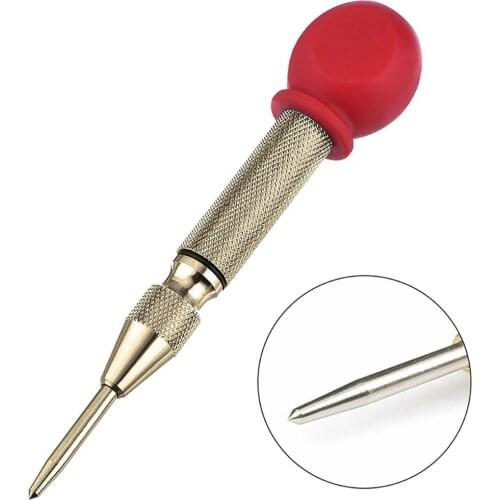 High Speed Steel Automatic Cnter Hole Punch Cap Positioning Center Punch DIY Iron Plate Punching Locator