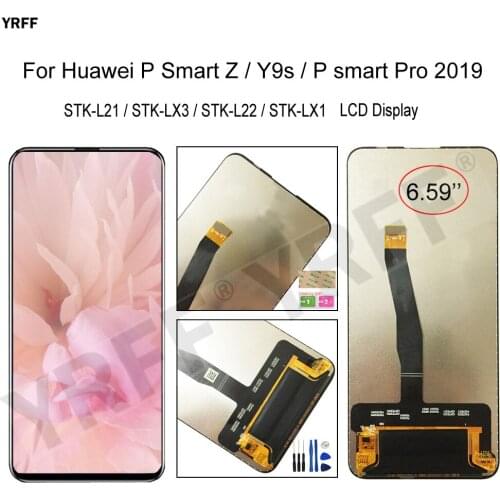 6.59'' For Huawei Y9s / P Smart Z LCD Screens For Huawei P smart Pro 2019 LCD Display Touch Screen Digitizer STK-L21/LX3/L22/LX1
