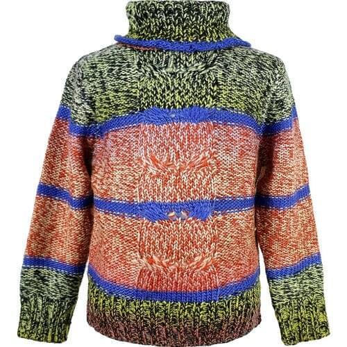 Winter Knitted Turtleneck Warm Outerwear Boys Girls Turtleneck Solid Baby Kids Sweaters Soft Warm Shirts High Collar 6Y 4C0853