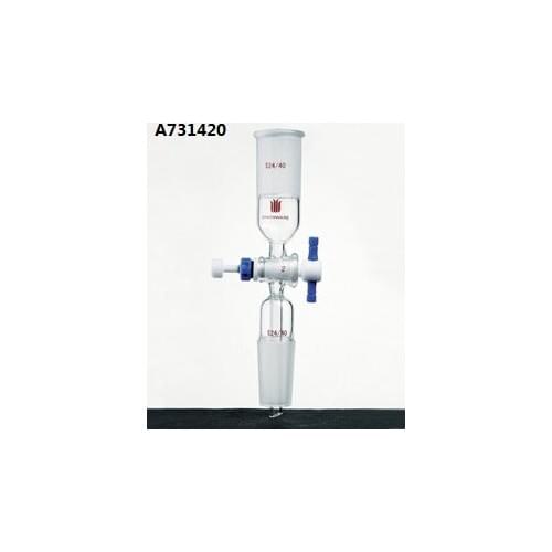 A731420 synthware, Adapter, Flow control, Metering Stopcock, Joints:14/20, Stopcock Bore:2mm