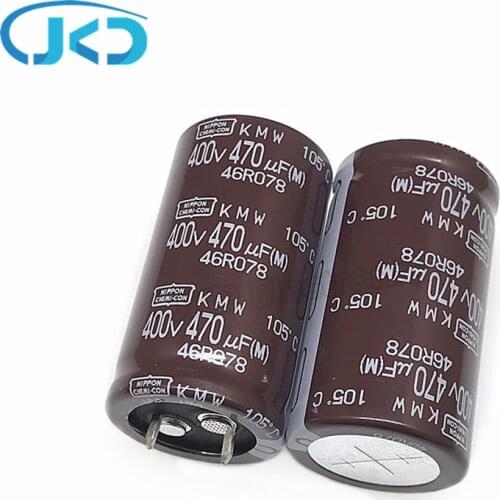 5pcs/Lot 470UF 400V Japan NCC KMW Series 25*45mm Low ESR Long Life 400V470UF Aluminum Electrolytic Capacitor NIPPON CHEMI-CON
