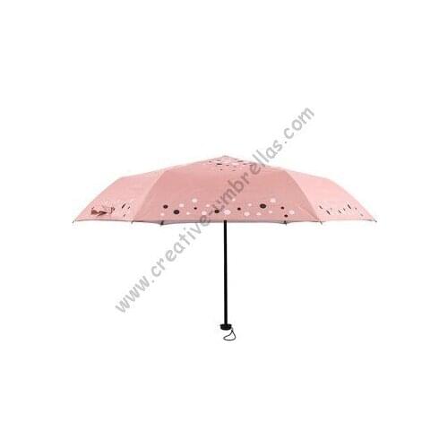 Free shipping,6k fiberglass bag umbrellas,three fold umbrellas,hand open,windproof,UV protecting,supermini,pocket umbrellas