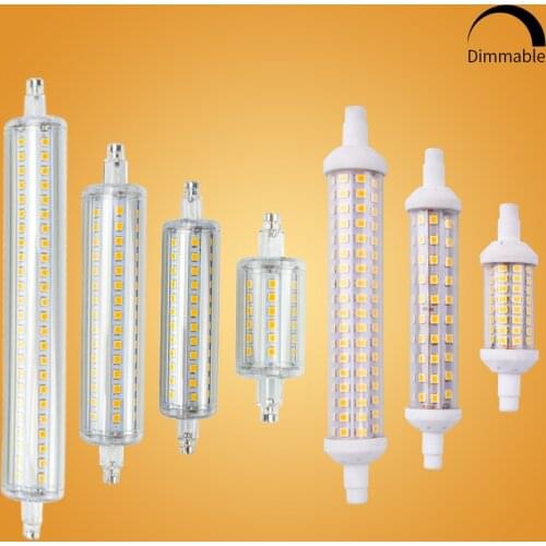 R7S Dimmable LED 78mm 118mm 135mm Light Bulb 6w 9w 12w SMD 2835 Lampada Lamp 220V corn light Energy Saving Replace Halogen Light