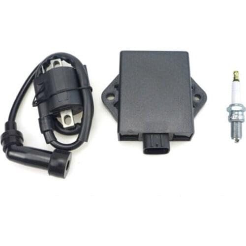 For Arctic Cat Atv 300 2x4 4x4 1998-2005 Cdi Module Ignition Coil Spark Plug 3530024,3530011 3290019B40,32900-19B50