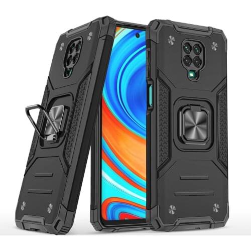For Redmi note 9S 9pro 9 8 8pro 10 10lite Ring Armor Protective Back Cover Phone Case For Redmi POCO X3 M3