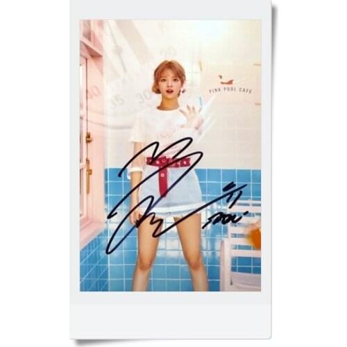 Signed TWICE Yoo JungYeon autographed photo SIGNAL 4*6 inches collection freeshipping 052017