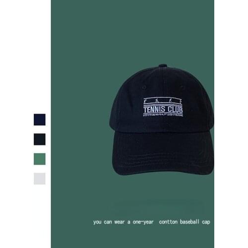 Best Sell Ladies Korean Trend Hats Summer Wear Soft Top English Embroidered Cap American Fashion Sun Hat Couple Baseball Caps