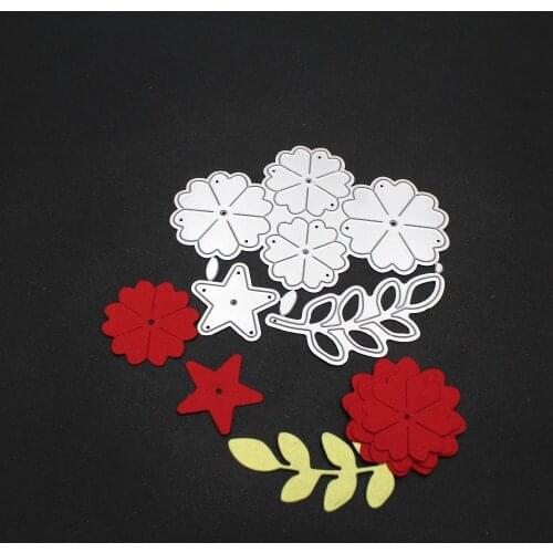 Flowers Leafs Leafs Shape Metal Cutting Dies Stencil For Scrapbooking Album Embossing Handcrafts DIY Paper Card Model Tools