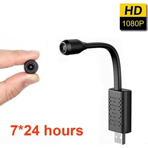 HD 1080P USB mini camera Mini digital body camcorder small sports video recorder with motion detection loop recording