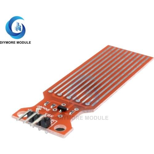 5Pcs Rain Water Level Sensor Module Depth of Detection Liquid Surface Height Liquid Detection Sensor for Arduino DC 3V-5V