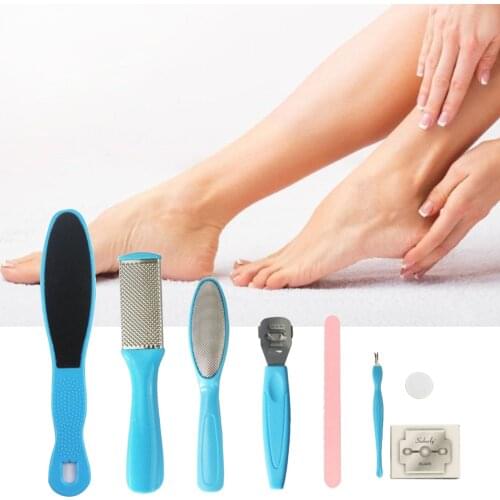 8in 1 Professional Foot Care Kit Pedicure Tools Set Stainless Steel Foot Rasp Foot Dead Skin Remover Clean Toenail Care Kit