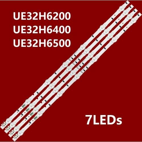 New LED Backlight Strip (4) for UE32J5500 UE32H5000 UE32H5500 UE32H6200 UE32H6400 UE32H6500 D4GE-320DC1-R2 R1 BN96-30443A 30442A