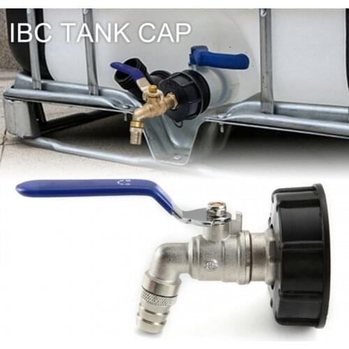 High Quality S60*6 to 3/4'' IBC Tank Adapter Coarse Threaded Garden Hose Connector Valve Fittings