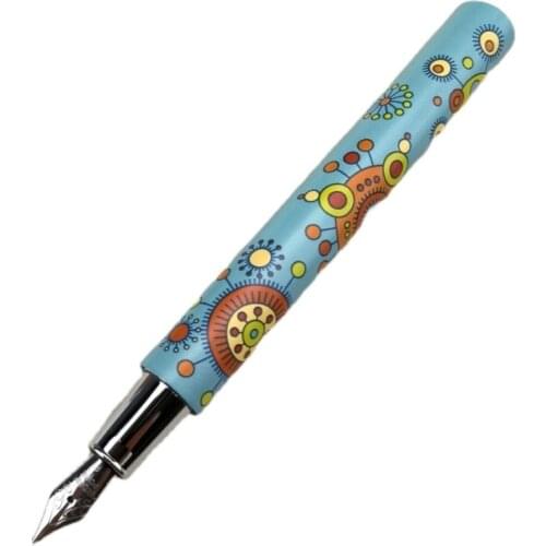 Germany Renaissance Metal Fountain Pen Screw Cap Writing Pen