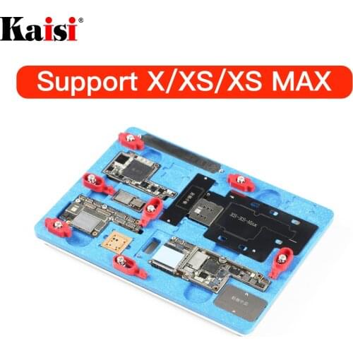 Precision PCB Holder Soldering Repair Fixture for iPhone X XS MAX Motherboard Planting Tin With IC BGA Reballing Stencil Repair