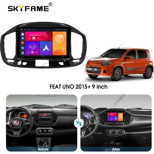 SKYFAME Android Car Navigation Radio Multimedia Player For FEAT UNO 2015 Auto stereo system