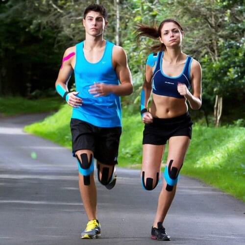 Athletic Recovery Elastic Tape Muscle Pain Relief Knee Pads Tool Muscle Care Waterproof Exercise Therapy Bandage