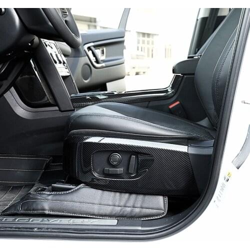 Carbon Fiber Style ABS Plastic Sear Decoration Cover Trim For Land Rover Discovery Sport Auto Parts 2015 2016 2017