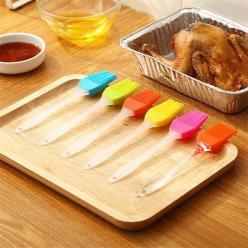 High Temperature BBQ Oil Brush Basting Barbecue Pastry Turkey Bastet Brush Cooking Kitchen Utensil Silicone Brush
