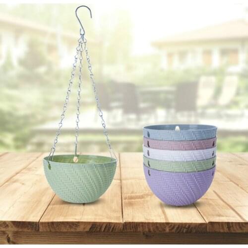 1pc Hanging Pots Planters Indoor Outdoor Balcony Decorations Garden Pots PP Support For Plants Simple Beautiful New Wholesale