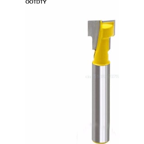 3/8'' T-Slot Cutter 1/4'' Shank Steel Handle Milling Woodworking Router Bit New