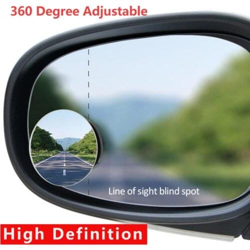 360 Degree Wide Angle Adjustable Car Rear View Convex Mirror Car Vehicle Blindspot Mirror Auto Rearview Back Mirror Dropshipping