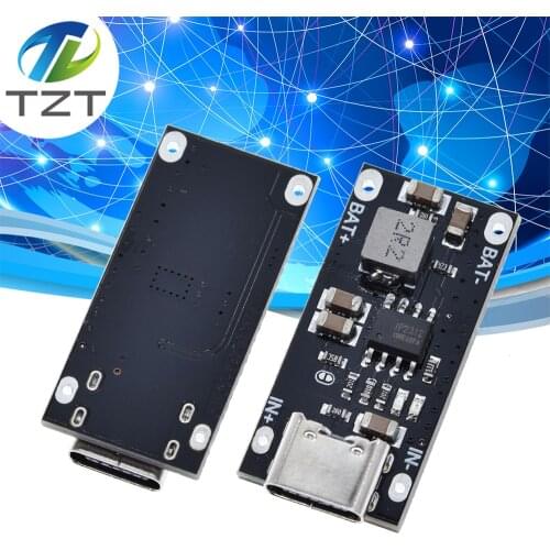 Type C USB Input High Current 3A Polymer Ternary Lithium Battery Quick Fast Charging Board IP2312 CC/CV Mode 5V To 4.2V