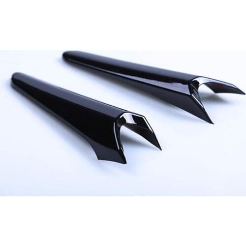 CEYUSOT for new Mazda 3 front fog lamp frame decoration 2017 2018 Mazda3 Fog lamp cover trim strip ABS carbon accessories M3