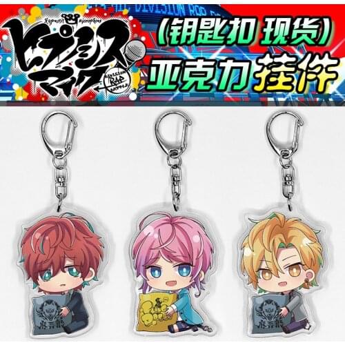 Hifumi Keychain Acrylic Keyring Pendant Toy Hypnosis Mic Division Rap Battle Kannonzaka Doppo Jinguji Jakurai Izanami Gift Hifum