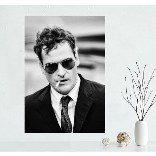 Custom Joaquin Phoenix Canvas Painting Poster Home Decor Cloth Fabric Wall Art Poster 27x40cm,30x45cm,40x60cm,50x75cm,60x90cm