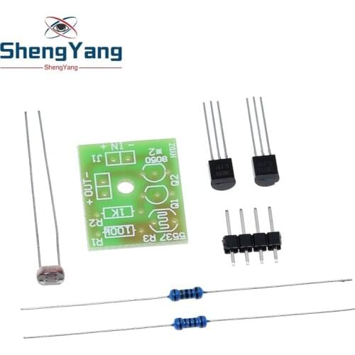 DIY Kit Light Control Sensor Switch Suite Photosensitive Induction Switch Kits DIY Electronic Trainning Integrated Circuit Suite