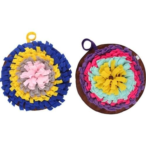 Dog Sniff Feeding Mat Washable Training Piecing Blanket Pet Playing Toys Encourages Natural Foraging Skills Pads Reduce Pressure