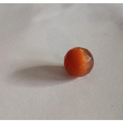 12mm cats eye round facet beads,about 1.2mm hole size,half hole for your jewelry pendant use,10 pieces per lot,wholesale price