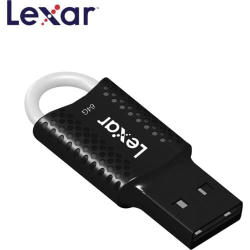 New Lexar Jumpdrive 64GB 32GB 16GB USB Flash Drive V40 Pendrive offer with Type C Adapter & DJ MUSIC Memory Stick Cle USB 2.0