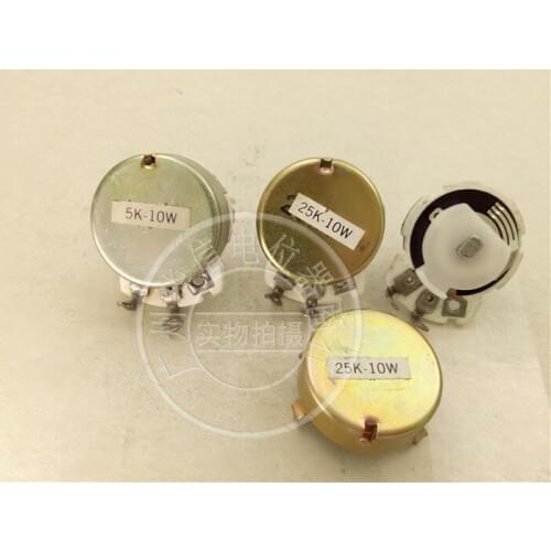 Original new 100% import ceramic potentiometer 10W 5K 25K (SWITCH)