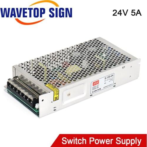 Switch Power Supply S-120-24 24V 5A Power Supply for Laser Controller