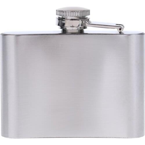 304 Stainless Steel Hip Flask Flagon Pocket Wine Whisky Pot Bottle Drinkware Barware