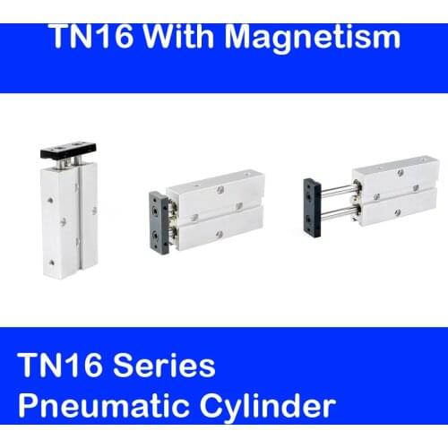 TN16 Series 16mm Bore Compact Air Cylinders TN16 Dual Action Air Pneumatic Cylinder