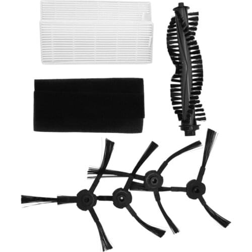 For ILIFE A4s Robot Vacuum Cleaner Replacement Kits-HEPA Filter Main Brush Side Brushes